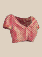 Thumbnail for Mustard Brocade Zari Woven Floral Saree with Unstitched Blouse - Hiral Fashion - Distacart