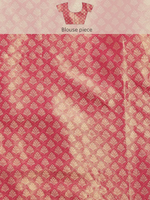 Thumbnail for Mustard Brocade Zari Woven Floral Saree with Unstitched Blouse - Hiral Fashion - Distacart