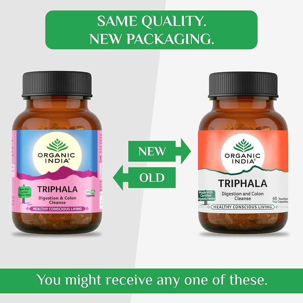 Organic India Triphala Capsules - Distacart