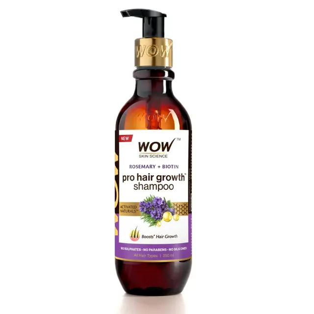 Wow Skin Science Rosemary With Biotin Hair Growth Shampoo - Distacart