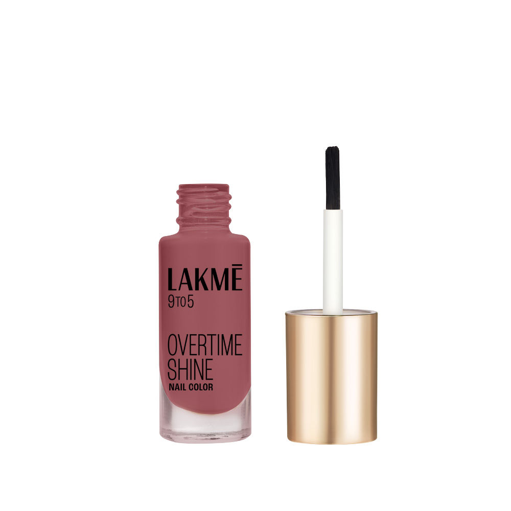 Lakme 9 to 5 Primer + Gloss Nail Colour - Red Alert - Distacart