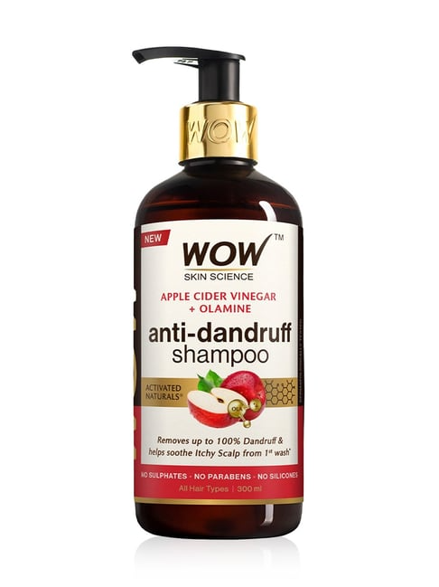 Wow Skin Science Apple Cider Vinegar Shampoo - Distacart