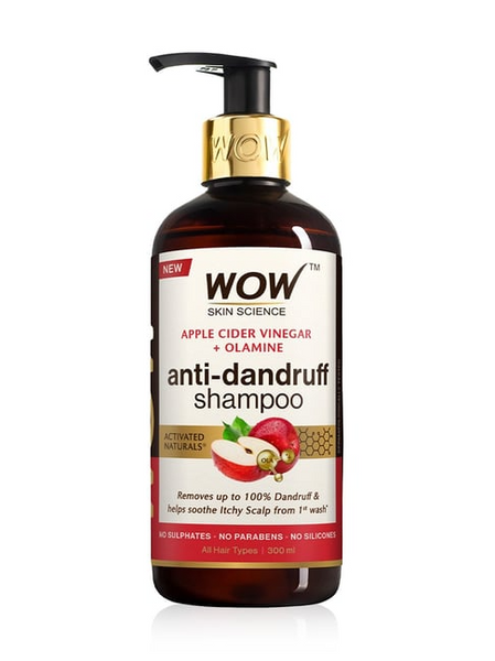 Wow Skin Science Apple Cider Vinegar Shampoo - Distacart