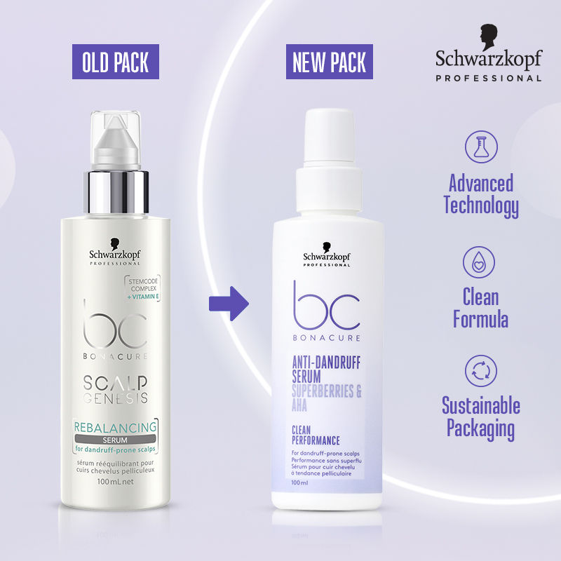 Schwarzkopf Professional Bonacure Anti-Dandruff Serum with Superberries & AHA - Distacart