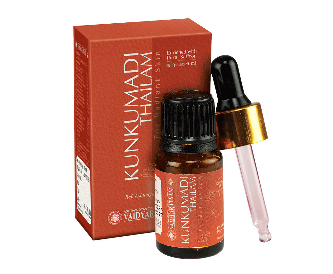Vaidyaratnam Kunkumadi Tailam - Distacart