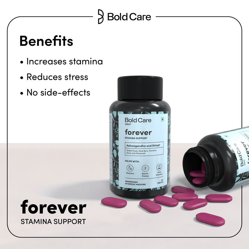 Bold Care Forever - Natural Stamina Supplement Capsules - Distacart