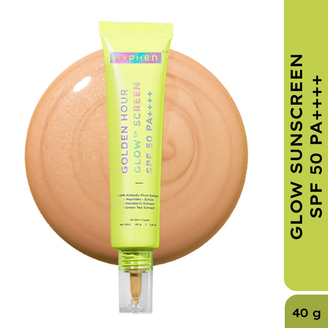 Hyphen Golden Hour Glow Sunscreen SPF 50 PA++++ - Distacart