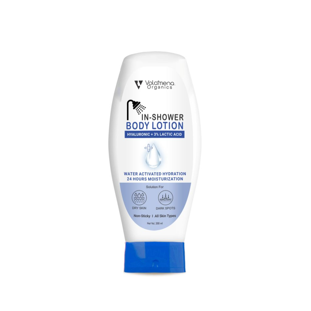 Volamena Hyluronic + Lactic Acid In-Shower Body Lotion With Aloevera - Distacart