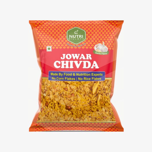 NutriMillets Jowar Flakes Chivda - Garlic Flavor - Distacart