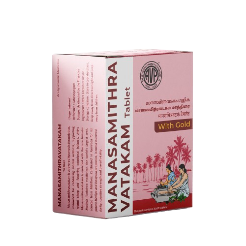 AVP Ayurveda Manasamithravatakam Gulika Tablets - Distacart