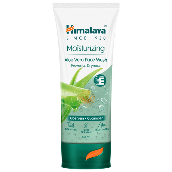 Himalaya Herbals Moisturizing Aloe Vera Face Wash - Distacart