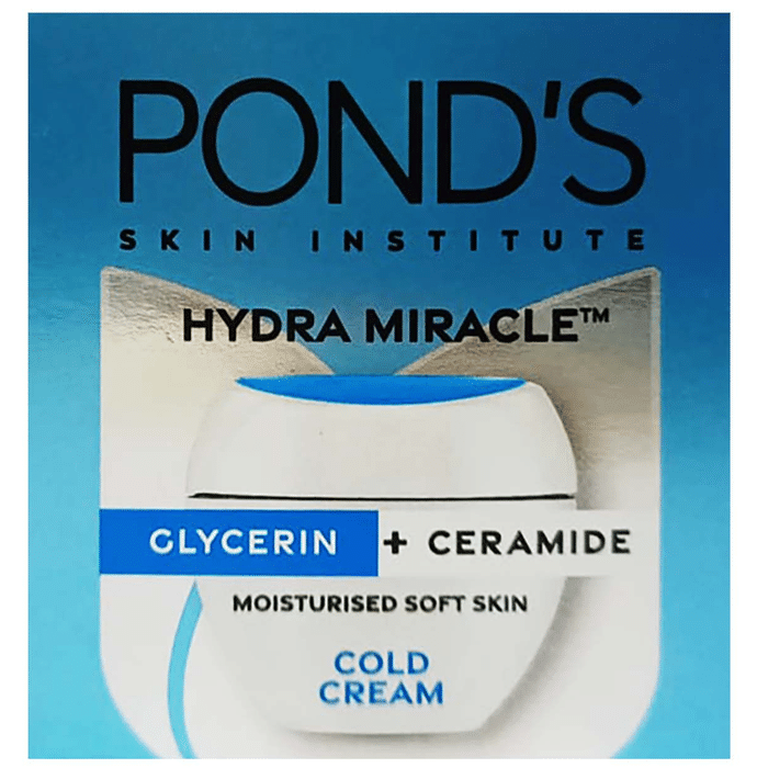 Pond's Hydra Miracle Glycerin+Ceramide Moisturised Soft Skin Cold Cream - Distacart