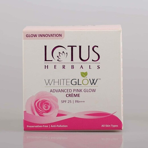 Lotus Herbals Whiteglow Advanced Pink Glow Brightening Cream | SPF 25 | PA+++ - Distacart