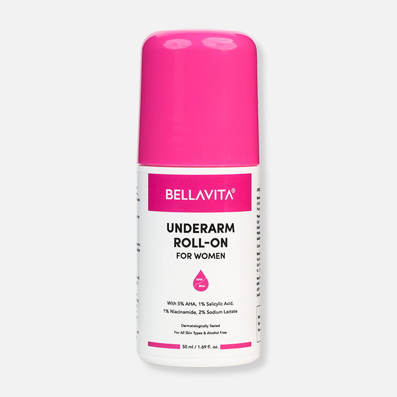 Bella Vita Deo White Natural Underarm Roll On Deodorant for Women - Distacart