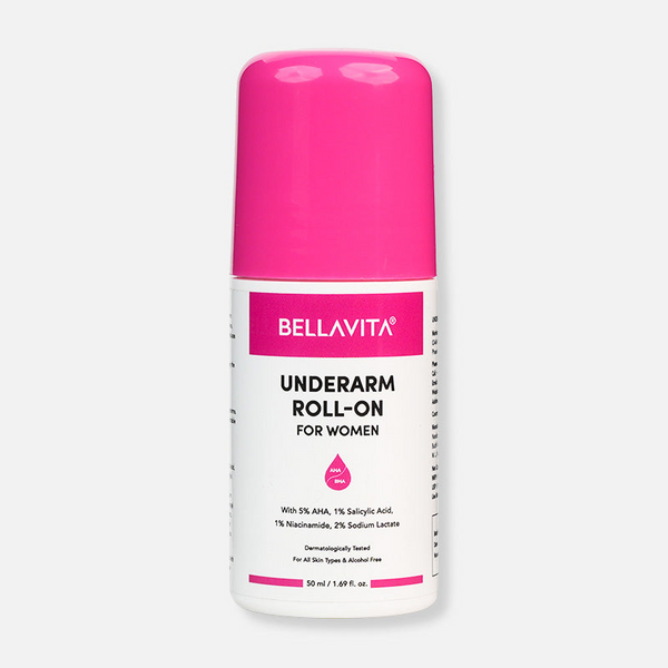 Bella Vita Deo White Natural Underarm Roll On Deodorant for Women - Distacart