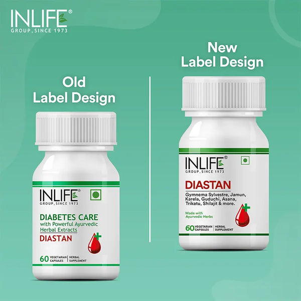 Inlife Diabetes Care Diastan Capsules - Distacart