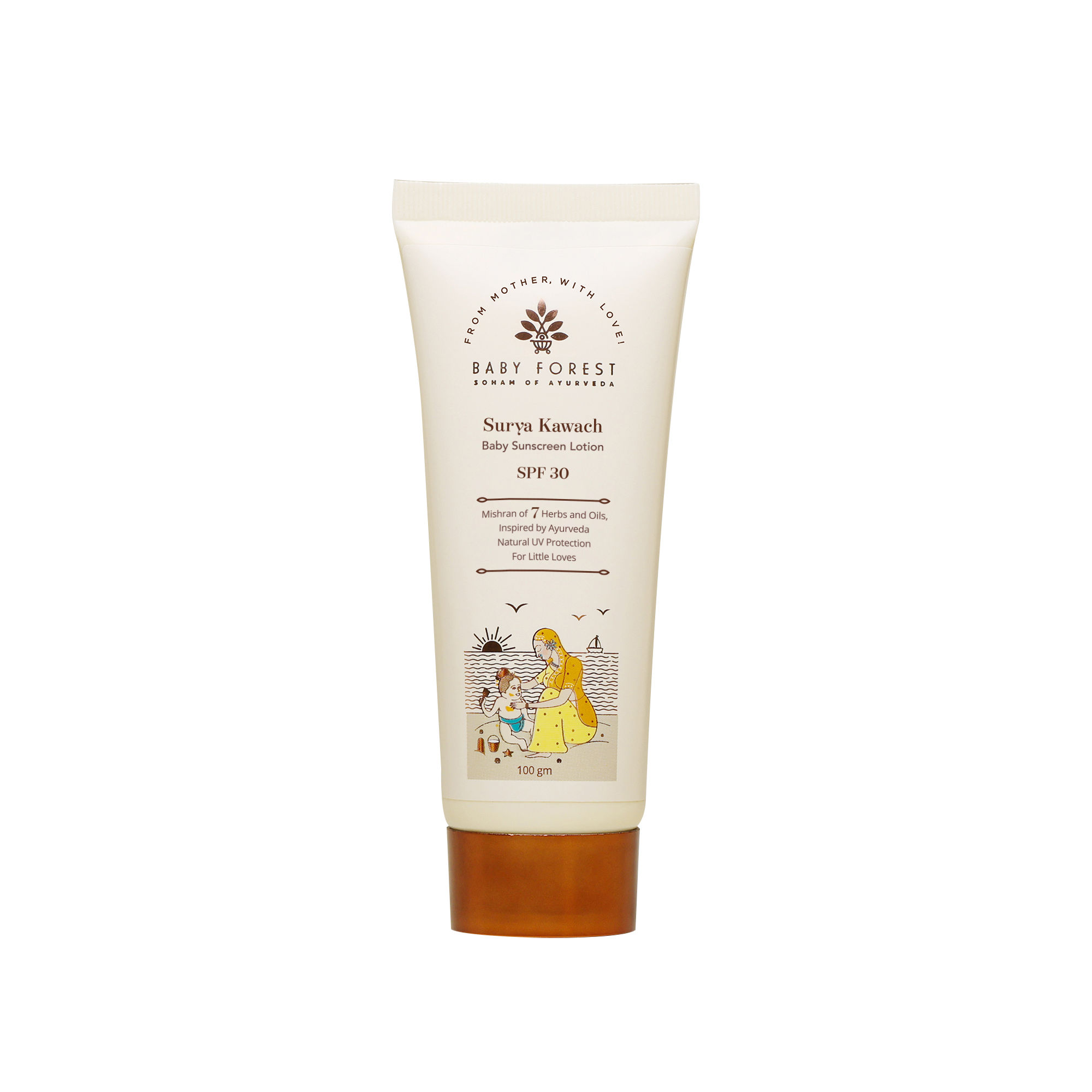 Baby Forest Surya Kawach Baby Sunscreen Lotion SPF 30 - Distacart