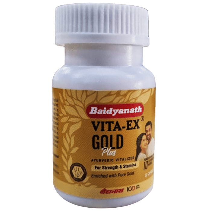 Baidyanath Vita Ex Gold Plus Capsules - Distacart