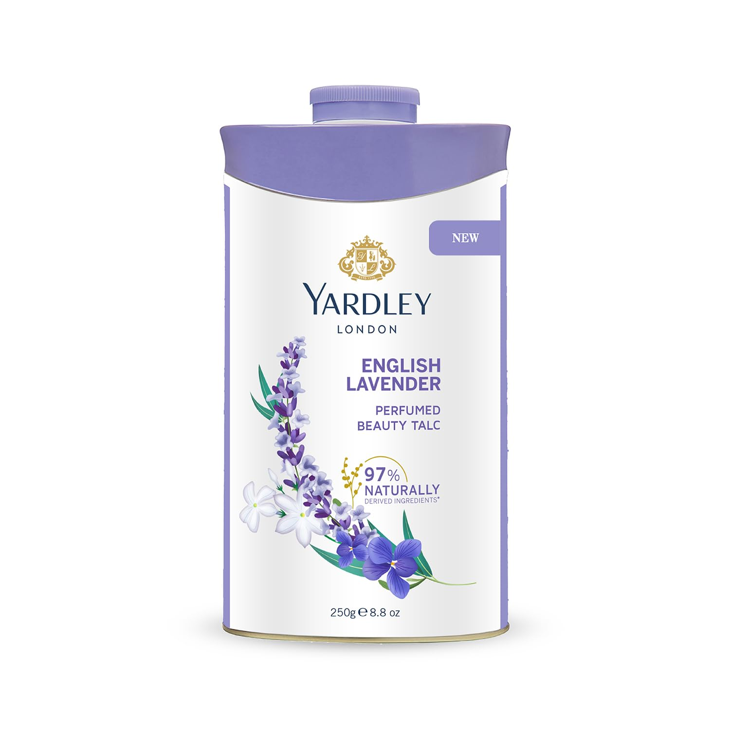 Yardley London English Lavender Perfumed Deodorizing Talc Talcum Powder - Distacart