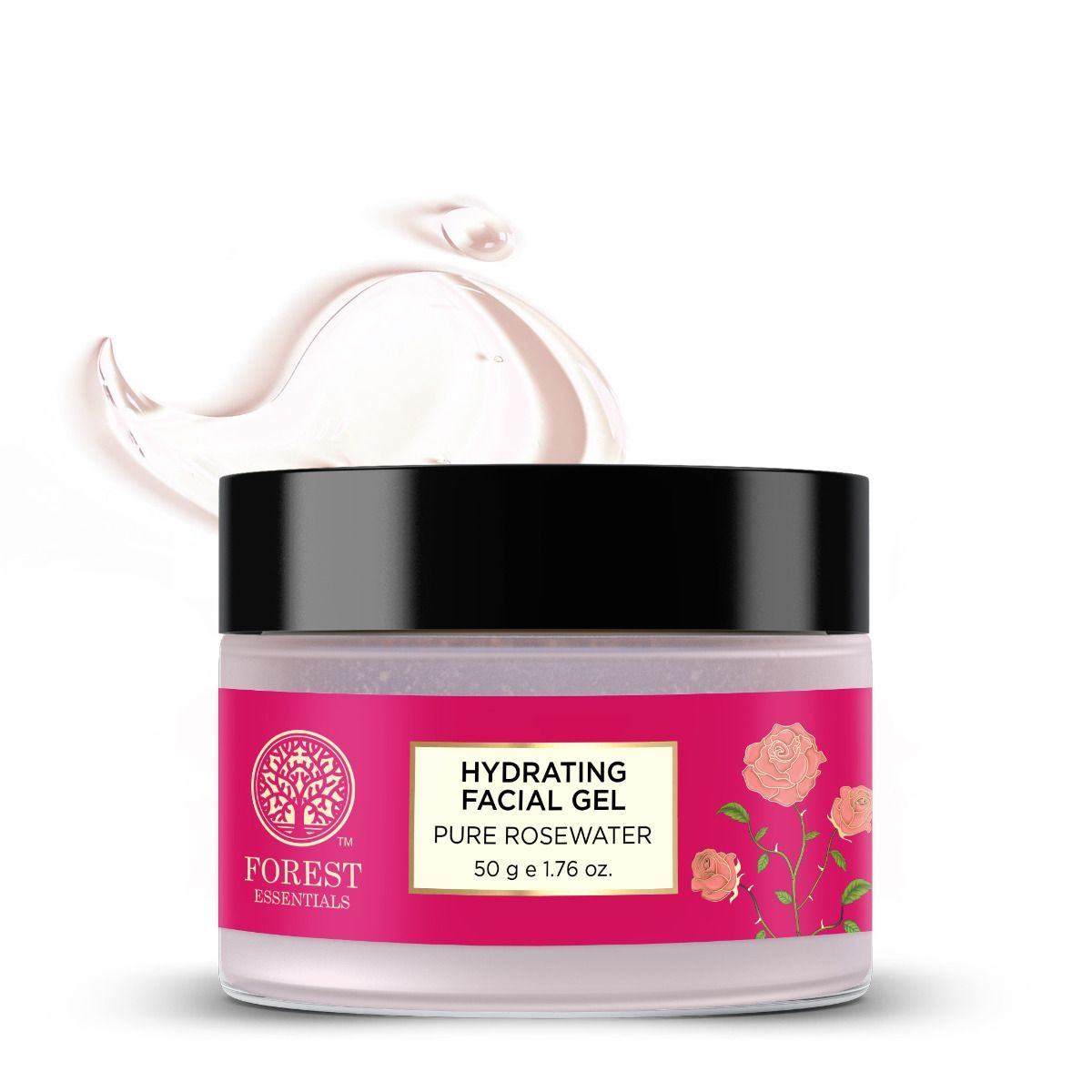 Forest Essentials Light Hydrating Facial Gel Pure Rosewater - Distacart