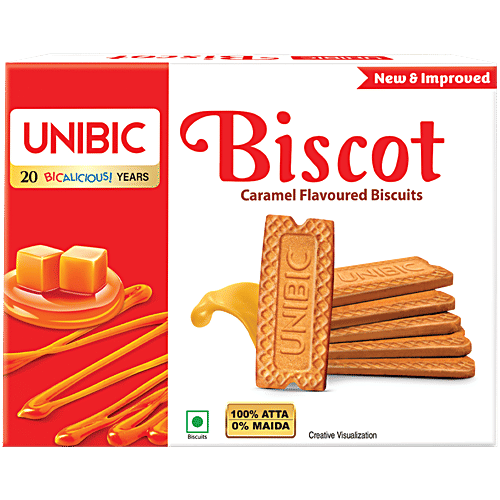 Unibic Biscott in Caramel And Cinnamon Flavour - Distacart