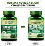Thumbnail for Himalayan Organics Magnesium Citrate+Glycinate Tablets (1660mg) - Distacart