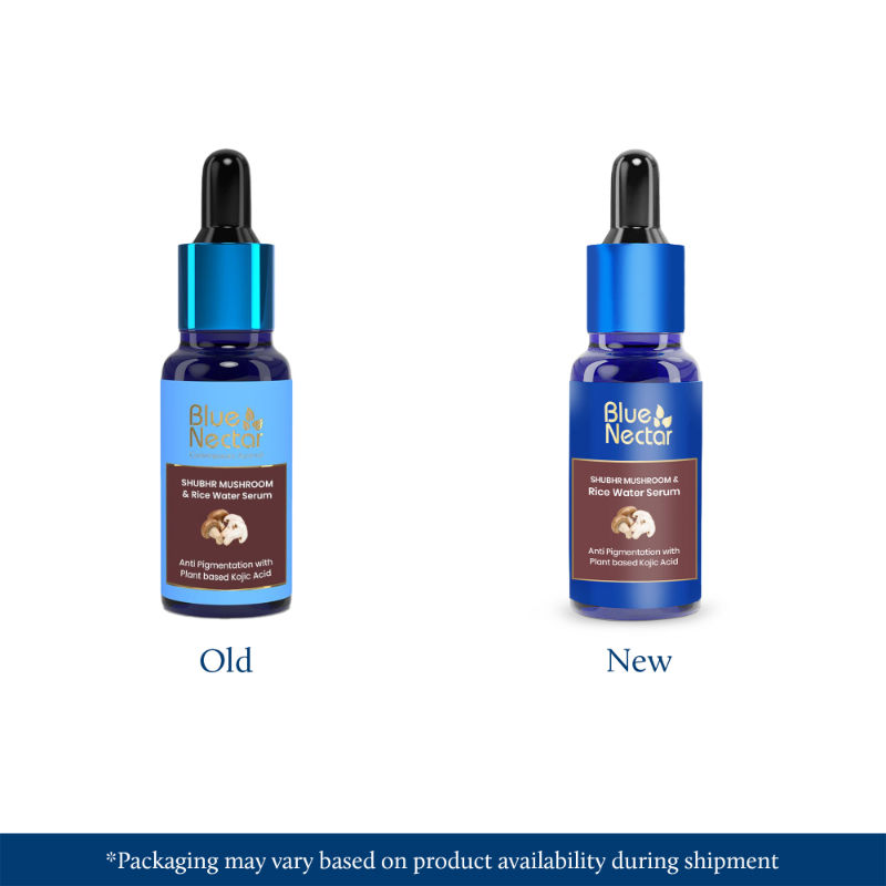 Blue Nectar Plant Based Kojic Acid Serum with Rice Water & Mushroom for Pigmentation & Dark Spots Removal - Distacart