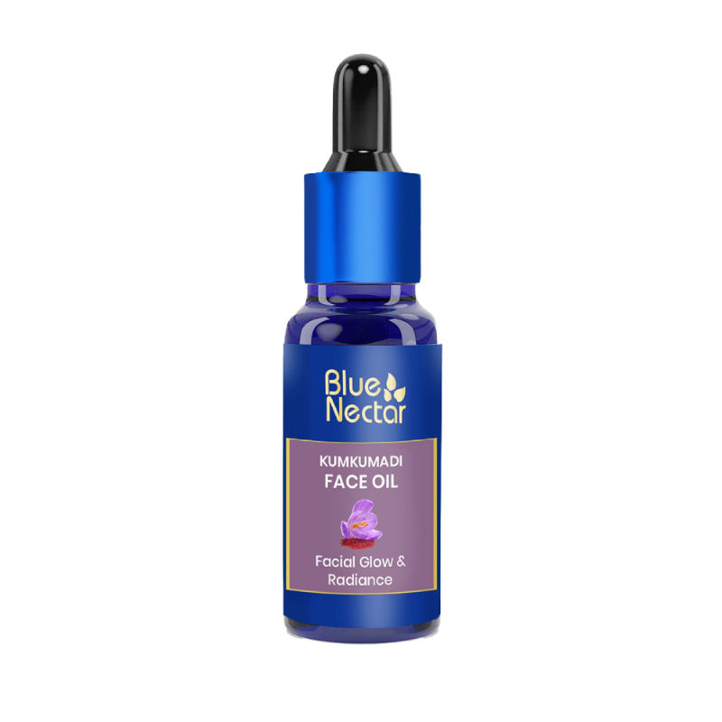 Blue Nectar Kumkumadi Tailam Skin Brightening Face Oil for Glowing Skin, Dull & Damage Skin Repair - Distacart