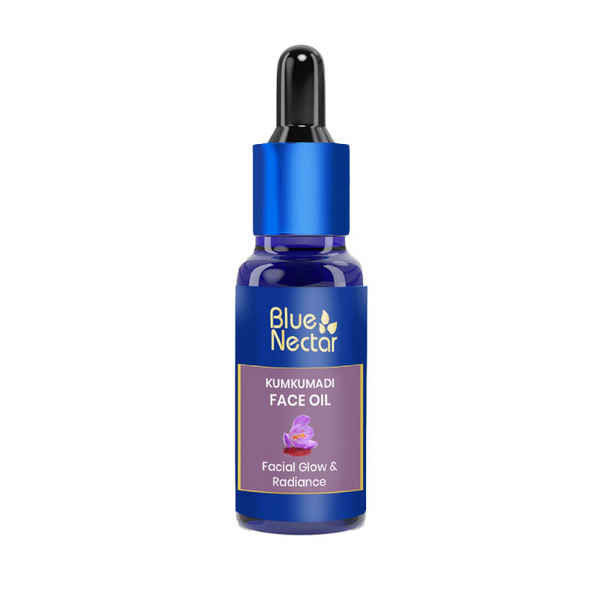 Blue Nectar Kumkumadi Tailam Skin Brightening Face Oil for Glowing Skin, Dull & Damage Skin Repair - Distacart
