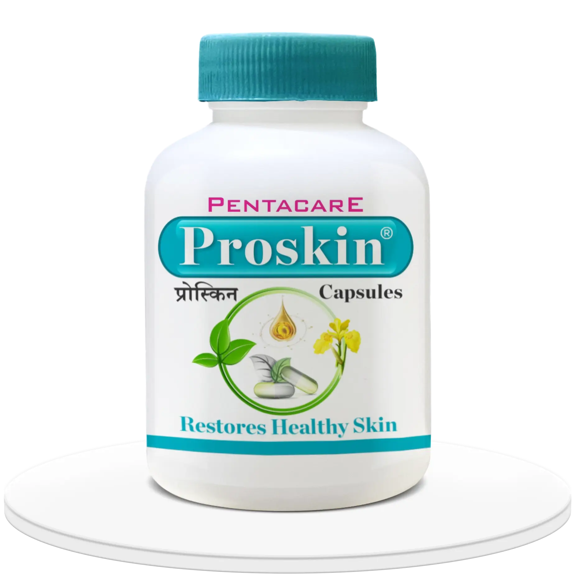 Pentacare Ayurveda Proskin Capsules - Distacart