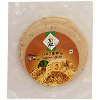 24 Mantra Organic Spiced Papad - Distacart