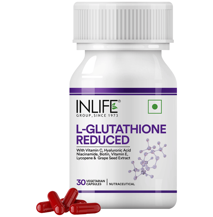 Inlife Glutathione Reduced Capsules - Distacart