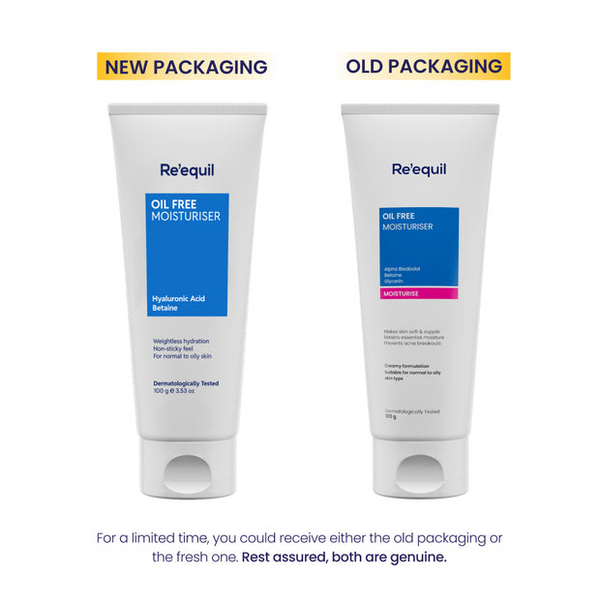 Re'equil Oil Free Moisturizer for Normal & Oily Skin