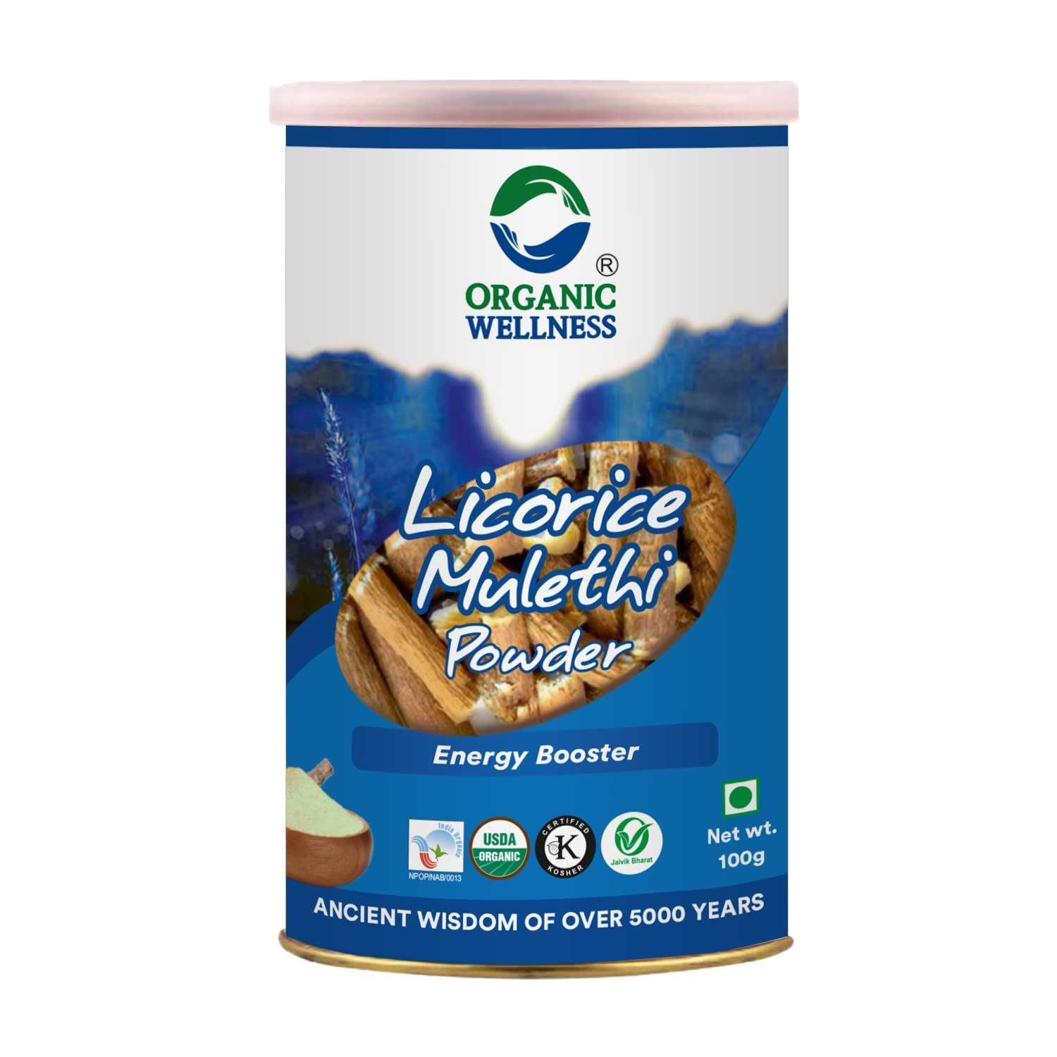 Organic Wellness Licorice Mulethi Powder - Distacart