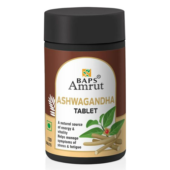 Baps Amrut Ashwagandha Tablet - Distacart
