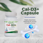 Thumbnail for Rajasthan Herbals International Cal-D3+ Capsules