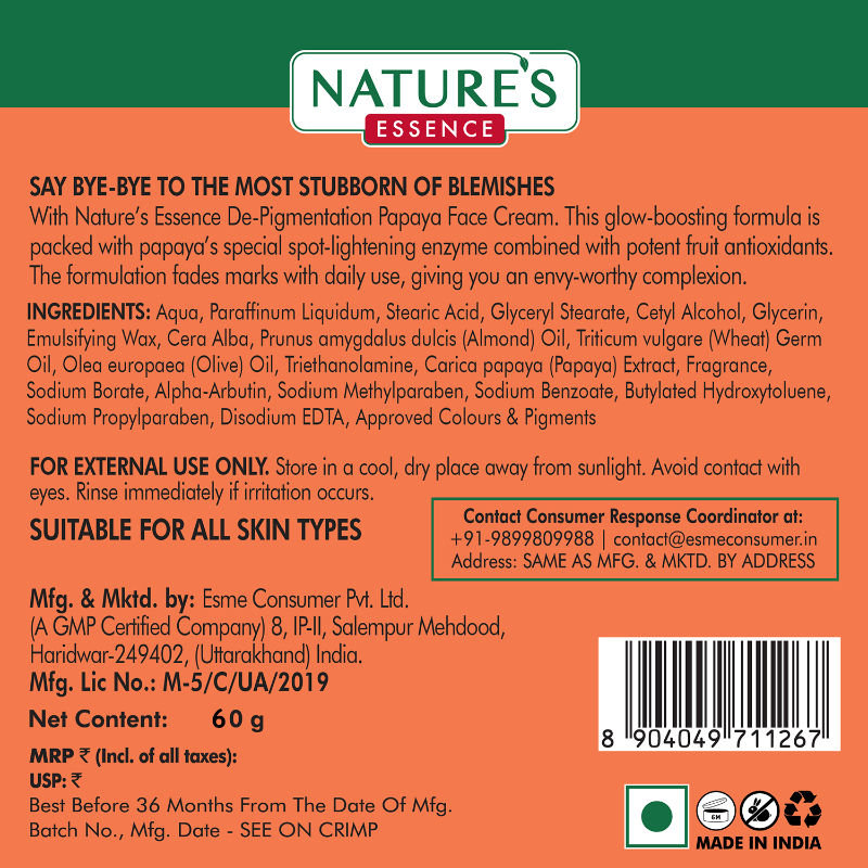 Nature's Essence Flawless Papaya Face Cream