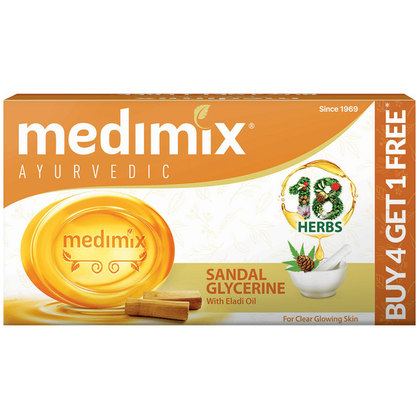 Medimix Ayurvedic Sandal Bathing Soap With Eladi Oil - Distacart