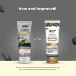 Thumbnail for Wow Skin Science Charcoal + Glycolic Acid Detoxifying Face Wash for Oil Control + Gentle Exfoliation with Tea Tree & Aloe