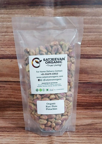 Satjeevan Organic Raw Pista Pistachios