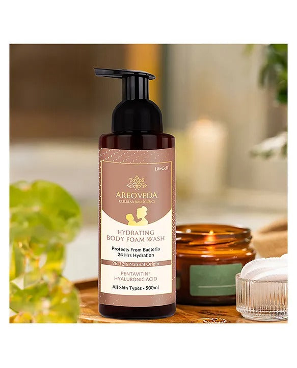 AreoVeda Hydrating Body Foam Wash For Moms