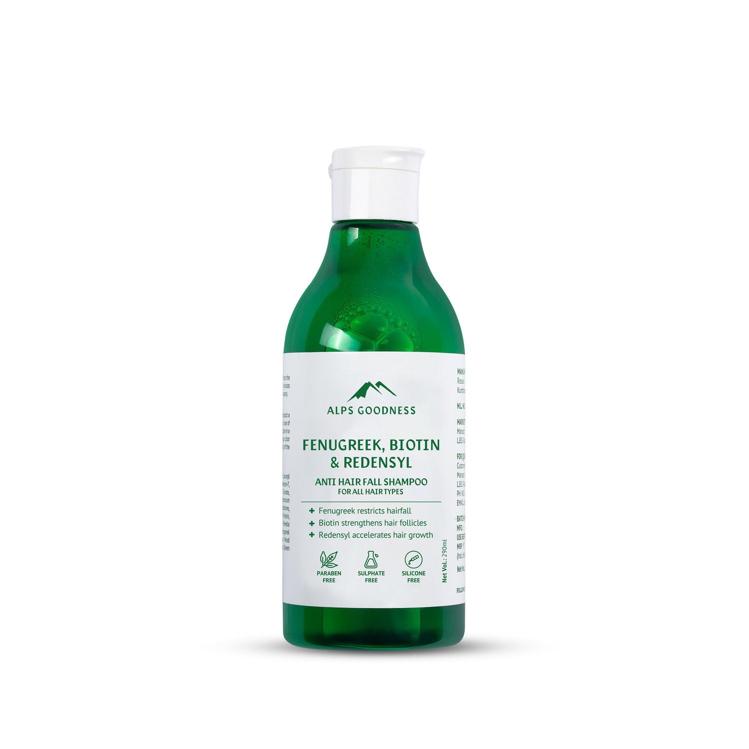 Alps Goodness Fenugreek Biotin & Redensyl Anti Hairfall Shampoo - Distacart