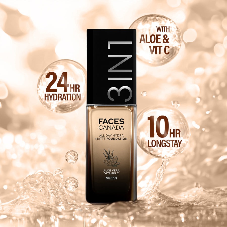 Faces Canada All Day Hydra Matte Foundation-Warm Natural 021