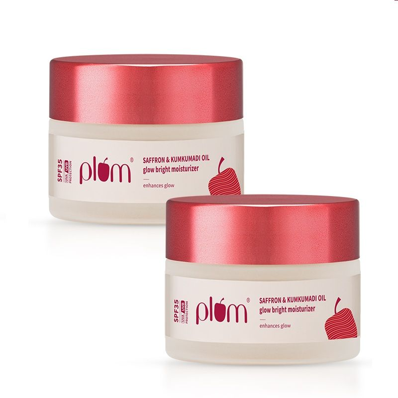 Plum Saffron & Kumkumadi Oil Daily Glow Bright Moisturizing Cream