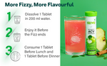Thumbnail for OZiva ACV Moringa For Weight Loss 3-in-1 Fat Oxidation Formula Tablets - Green Apple Flavor