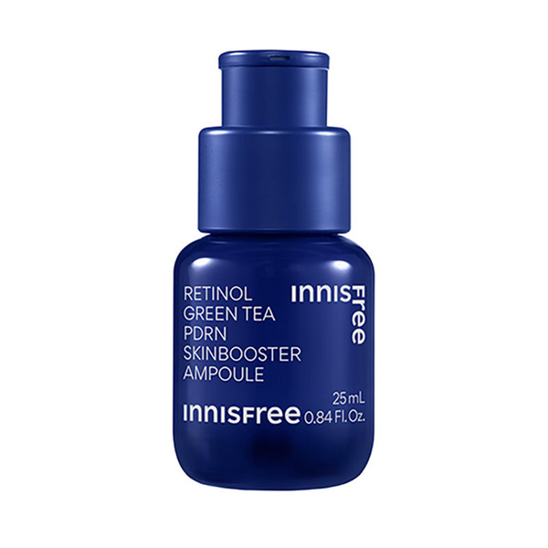 Innisfree 1% Retinol Green Tea VEGAN PDRN Ampoule - Anti-Aging, Brightening & Skin-Soothing Serum - Distacart