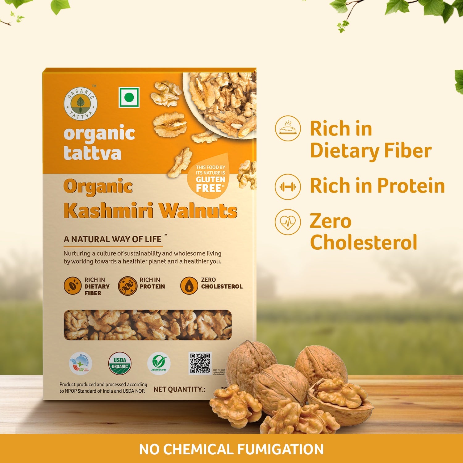 Organic Tattva Walnuts - Dista