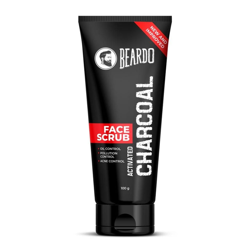 Beardo Activated Charcoal Face Scrub - Distacart