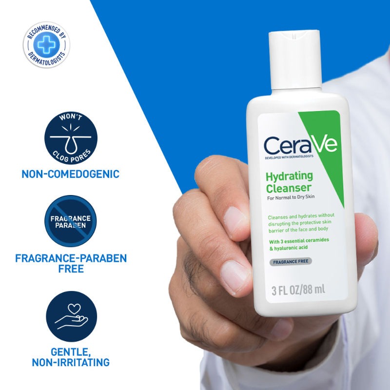 Cerave Hydrating Cleanser for Normal to Dry Skin