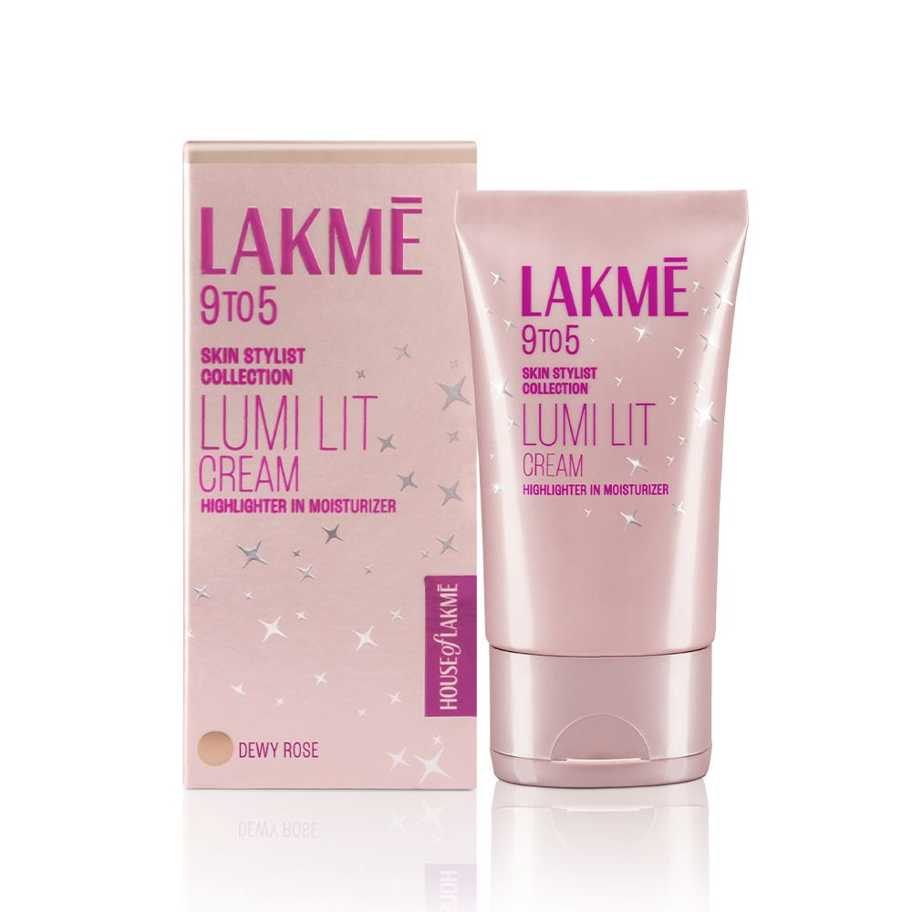 Lakme 9 To 5 Lumi Strobe Cream Highlighter + Moisturizer + Primer - Distacart